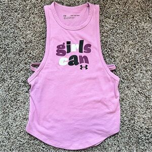 Under Armour Girls' Purple Tank Top
